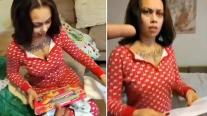 Çocuğun kendisinden olmadığı öğrendi,  hediyesi şaşırttı