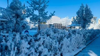 Sivas'ta termometreler -23 dereceyi gösterdi!