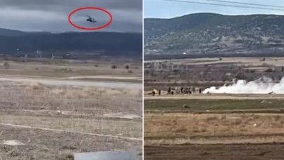 Isparta'da askeri helikopter düştü! 5 askerimiz şehit oldu