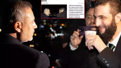 Fidan ve Şara'nın Şam'daki görüntüleri Rusya'da manşete düştü!