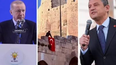 Cumhurbaşkanı Erdoğan: "Halep Kalesi'ne asılan al sancak CHP'ye niye dokunuyor?"