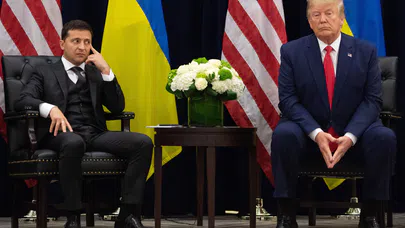 Zelenskiy'den Trump'a mesaj: "Barış kılıçla sağlanır''