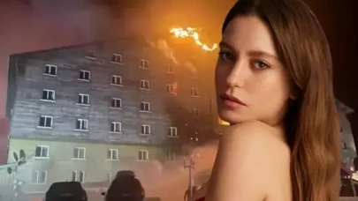 Serenay Sarıkaya'nın yangın faciası paylaşımı tepki çekti