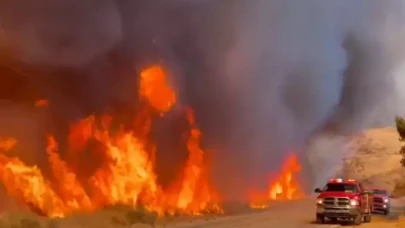 Los Angeles'ta yeniden yangın çıktı,  alevler hızla yayılıyor