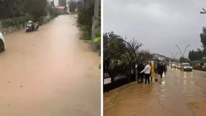 Muğla Datça’da sağanak yağış felaketi!