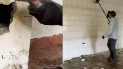 Terk edilmiş evde gizli hazine keşfi!