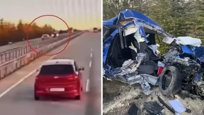 Eskişehir'de ters yönde feci kaza