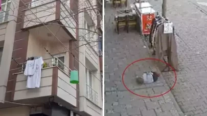 2 yaşındaki çocuk balkondan düştü!