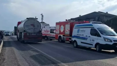 Tekirdağ'da tır ile otomobil çarpıştı: Bir kişi hayatını kaybetti
