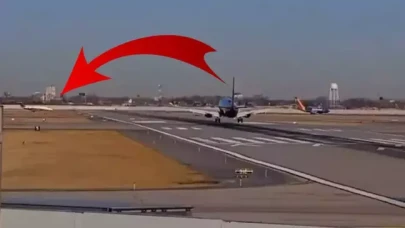 ABD'deki havalimanında faciadan dönüldü! Pilot yüzlerce yolcunun hayatını kurtardı