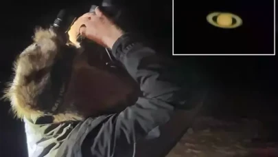 6 gezegenin yan yana sıralanması Bitlis'te böyle görüntülendi