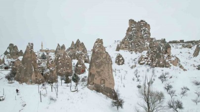 Kapadokya’da Kar Yağışı Büyüledi!