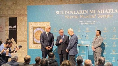 "Sultanların Mushafları" Sergisi Rami Kütüphanesi'nde Açıldı!