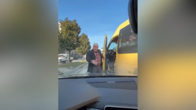 "Yol vermedin" diyerek kadın sürücünün aracına saldırdı