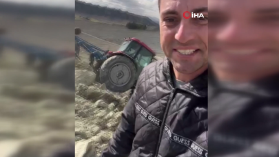 Video çekerken devrilen traktörün altında kalan sürücü hayatını kaybetti