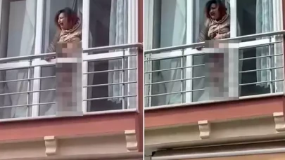 Eşini ve 5 yaşındaki kayınbiraderini bıçakladı,  pencereden yardım istedi