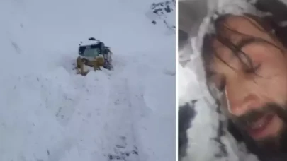 Şırnak’ta çığ felaketi! Kepçe operatörü çığ altında kaldı!