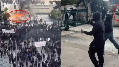 Komşuda tren kazası yıl dönümünde şiddetli protestolar: Ülke yangın yerine döndü!
