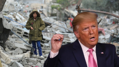 Gazze'deki Filistinli çocuklardan Trump'a cevap