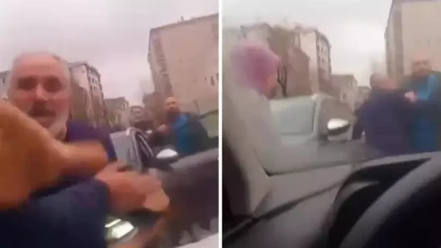 Trafik magandası dehşeti: Ters yönde gelen sürücü tehditler savurdu!