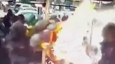 Kafede balon patlaması: Bir kişi yaralandı,  satıcı gözaltında!