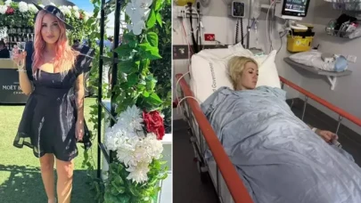 Yıldırım çarpan kadının göz rengi değişti