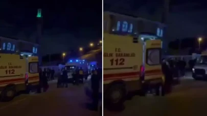 Teravihte korku dolu anlar: Cemaat apar topar hastaneye kaldırıldı