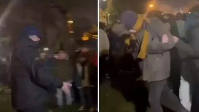 Komisere "Teke tek" teklifinde bulunan eylemci,  hiç beklemediği bir karşılık aldı