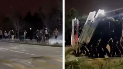 Gözaltıları protesto etmek için ODTÜ öğrencilerine polis müdahale etti