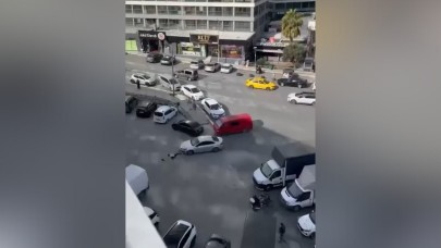 Önce kavga etti,  sonra aracıyla çarpıp kaçtı