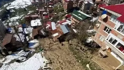 Rize heyelan: 18 ev tahliye edildi!