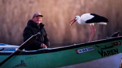 Yaren leylek ile Balıkçı Adem 14. kez buluştu