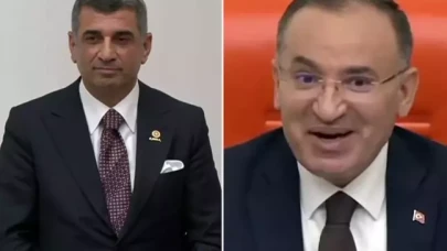CHP'li Gürsel Erol 7 dakika boyunca Meclis kürsüsünde konuşmadan durdu,  Bozdağ'ın tepkisi güldürdü