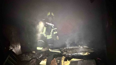 Mersin’de ev yangını