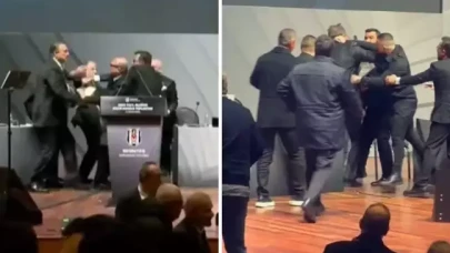 Beşiktaş Divan Kurulu'nda olay! Hasan Arat konuşurken yumruklandı