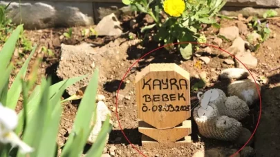 Kürtajla alınan cenin için soruşturma! Patik bırakılan mezar açılacak