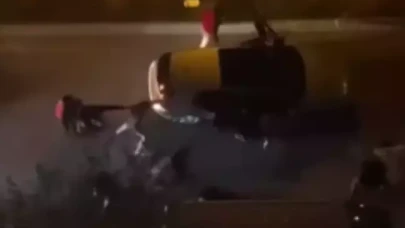 Yol verme kavgasında ortalık savaş alanına döndü