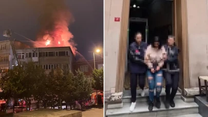 64 yaşındaki sevgilisinin içeri almadığı 21 yaşındaki kadın binayı ateşe verdi