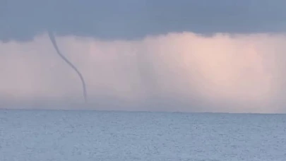 Antalya açıklarında hortum paniği yaşandı