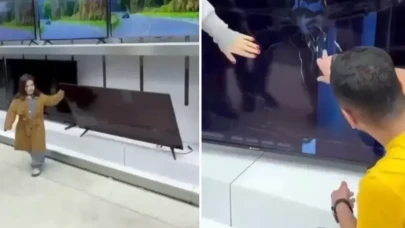 Televizyonu kıran küçük kıza babasından 'örnek' tepki