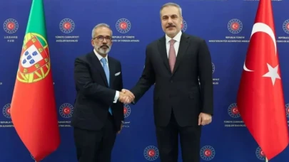 Hakan Fidan ve Paulo Rangel'dan ikili görüşme
