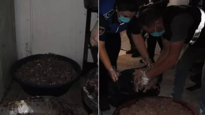 Mideleri altüst eden manzara! Bu görüntüler düğün menüsünden çıktı