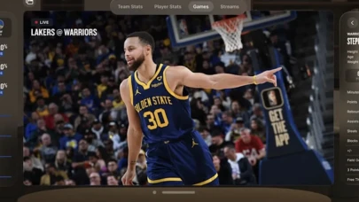 Apple Vision Pro'ya canlı NBA maçları getiriyor
