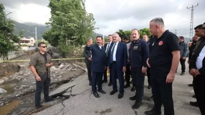 İçişleri Bakan Yardımcısı Karaloğlu, Hatay’daki sel zararını inceledi