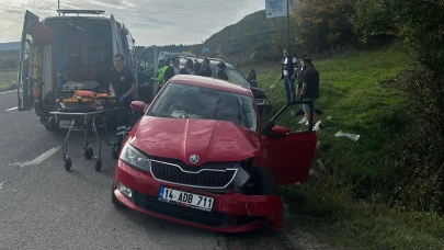 Bolu D-100 karayolunda kaza: 5 Kişi yaralandı