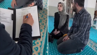 Gelin, imam nikahı sırasında hocanın sorusuna kızdı: Yaz artık