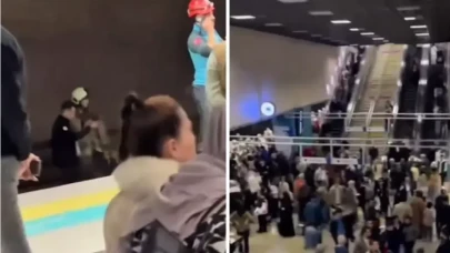 Marmaray'da intihar paniği! Raylara atladı