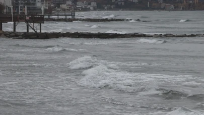 Tekirdağ’da poyraz etkili oldu: Deniz ulaşımı aksadı