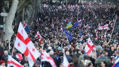 Gürcistan’da seçim sonuçları protesto edildi