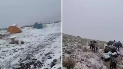 Niğde Demirkazık Dağı’nda 4 dağcı mahsur kaldı